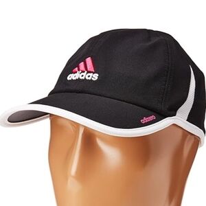 Adidas sports women's climacool cap hat black pink
